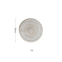 Load image into Gallery viewer, 6pcs Round Table Mat Woven Placemats

