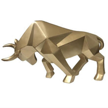 Load image into Gallery viewer, Resin Bull Statue Sculpture
