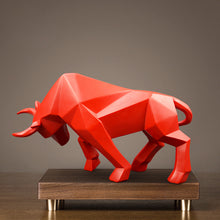 Load image into Gallery viewer, Resin Bull Statue Sculpture
