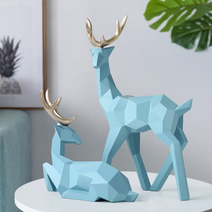 Nordic Deer Statues - Luna DeKor