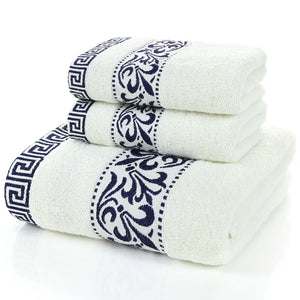 3-pc Porcelain Design Towel Set