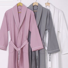 Load image into Gallery viewer, Bamboo Cotton Bathrobe
